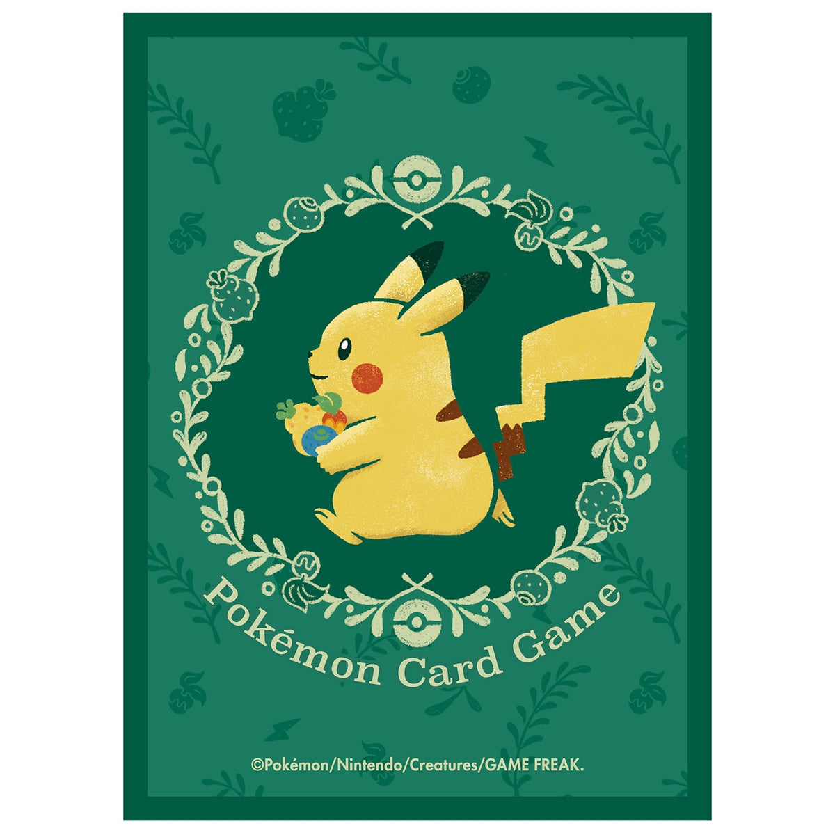 Pokémon Trading Card Game Deck Shield - card sleeves Pikachu & Berry