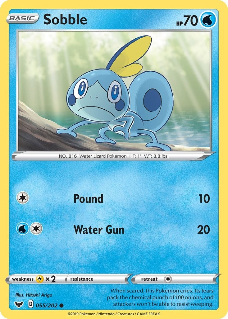 Sobble (055) (055/202) (SWSH01: Sword & Shield Base Set)