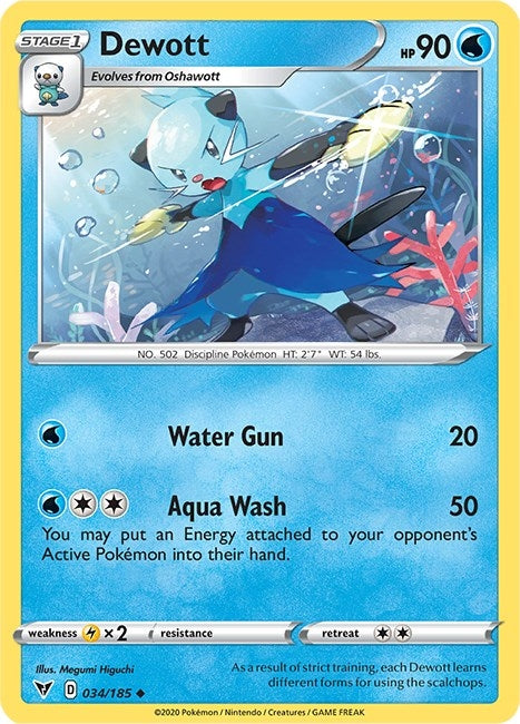 Dewott (034/185) (SWSH04: Vivid Voltage)