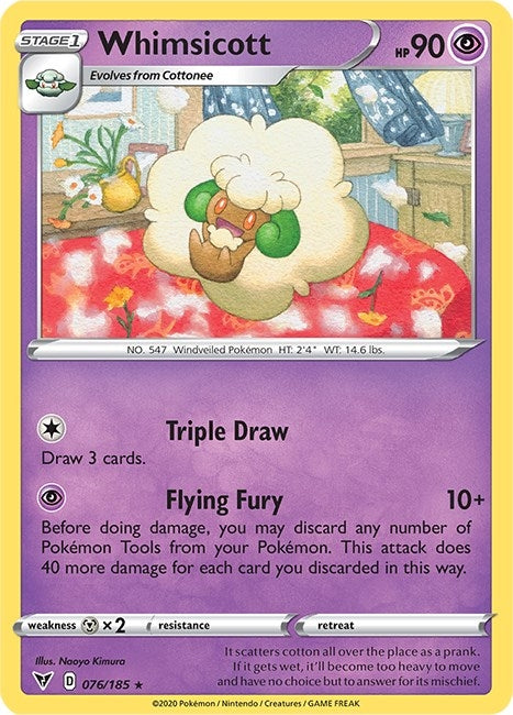 Whimsicott (076/185) (SWSH04: Vivid Voltage)