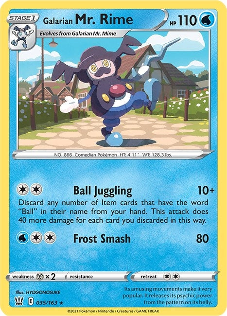 Galarian Mr. Rime (035/163) (SWSH05: Battle Styles)