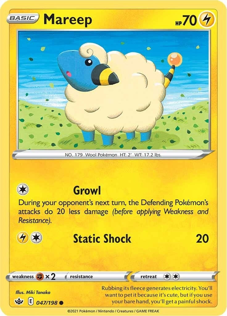Mareep (047/198) (SWSH06: Chilling Reign)