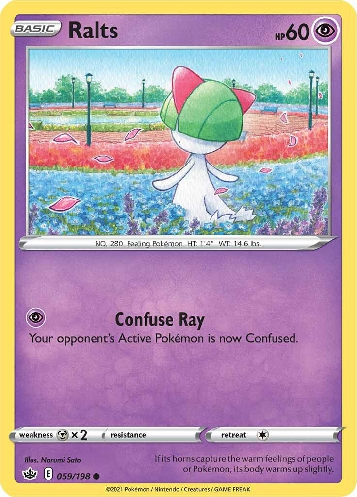 Ralts (059/198) (SWSH06: Chilling Reign)