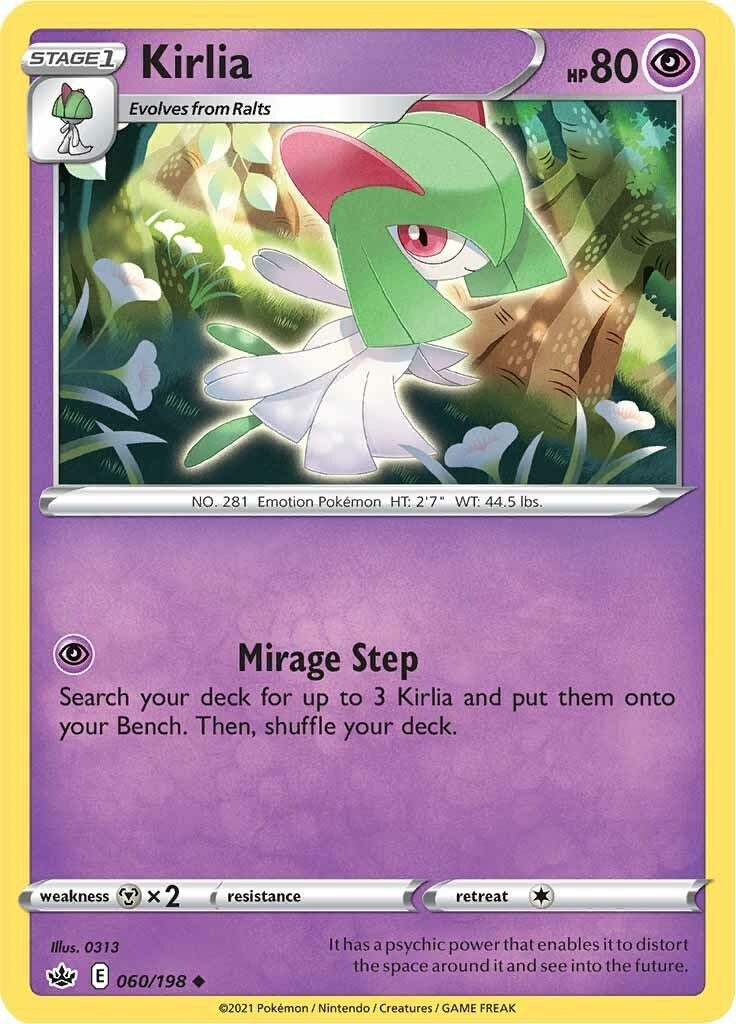 Kirlia (060/198) (SWSH06: Chilling Reign)