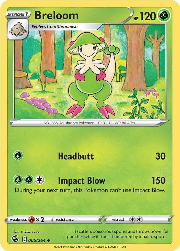 Breloom (005/264) (SWSH08: Fusion Strike)