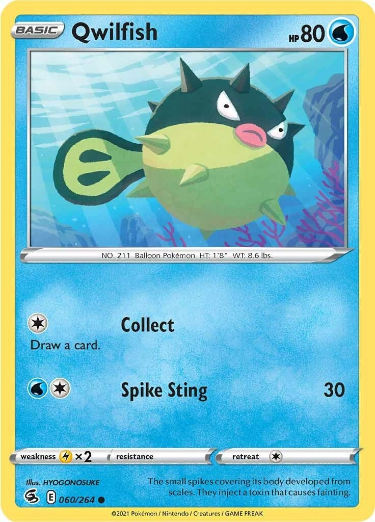 Qwilfish (060/264) (SWSH08: Fusion Strike)