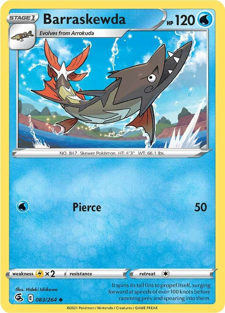 Barraskewda (083/264) (SWSH08: Fusion Strike)