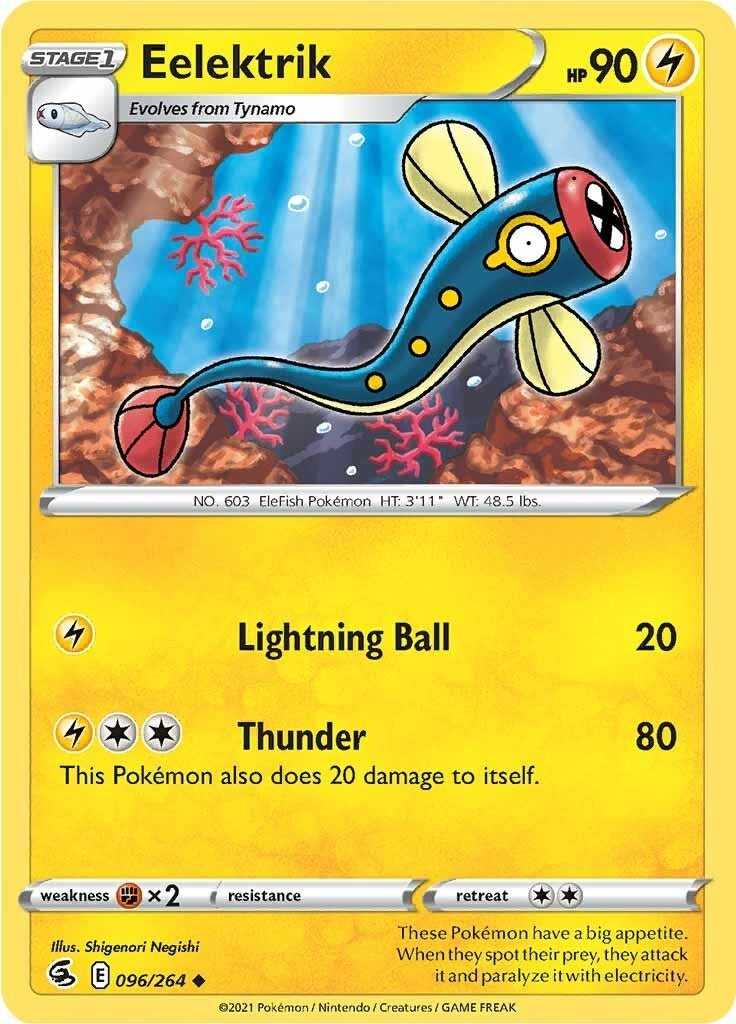 Eelektrik (096/264) (SWSH08: Fusion Strike)