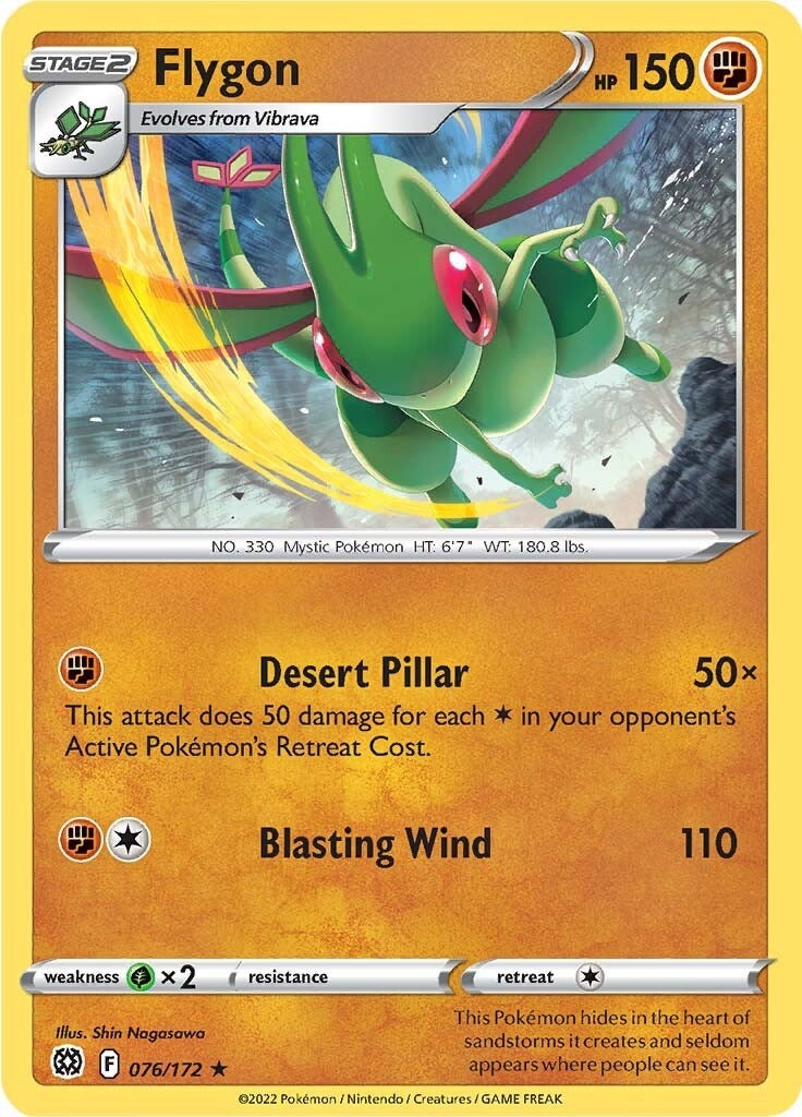 Flygon (076/172) (SWSH09: Brilliant Stars)