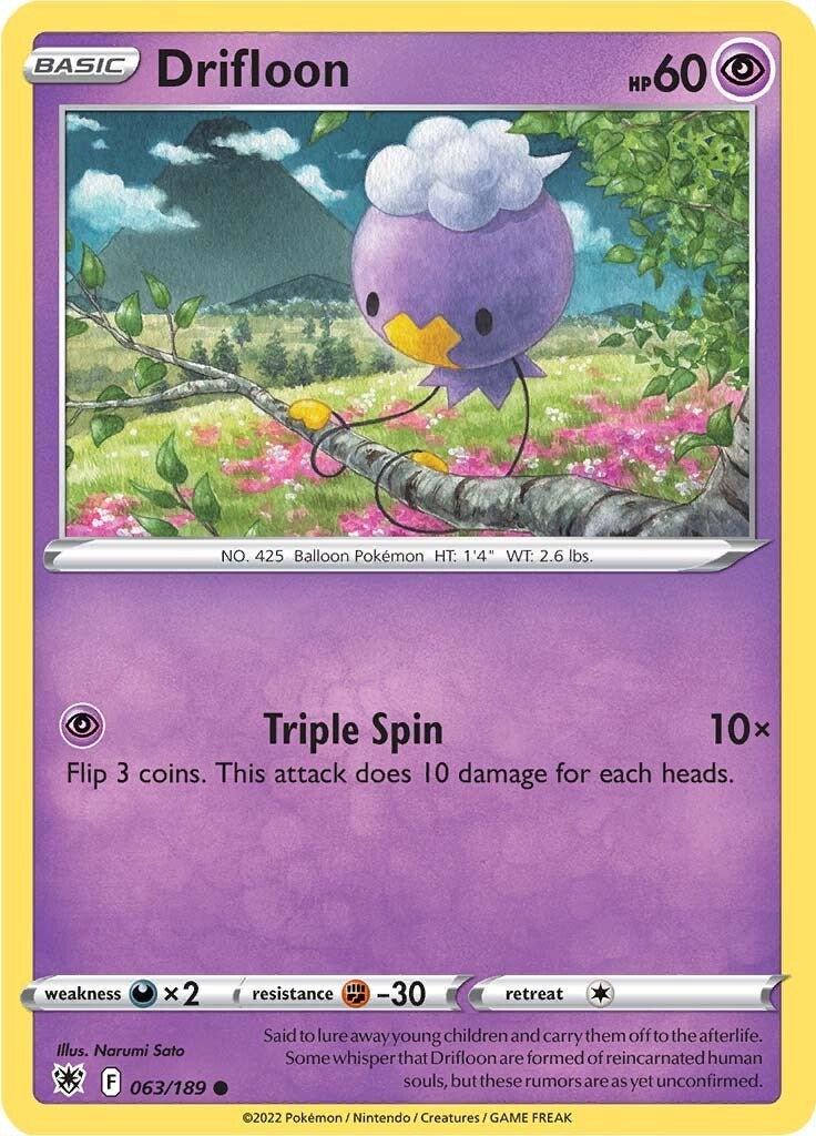 Drifloon (063/189) (SWSH10: Astral Radiance)