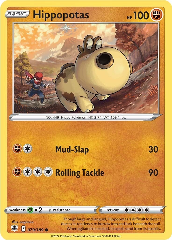 Hippopotas (079/189) (SWSH10: Astral Radiance)