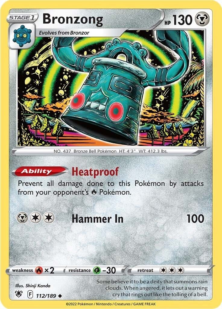 Bronzong (112/189) (SWSH10: Astral Radiance)
