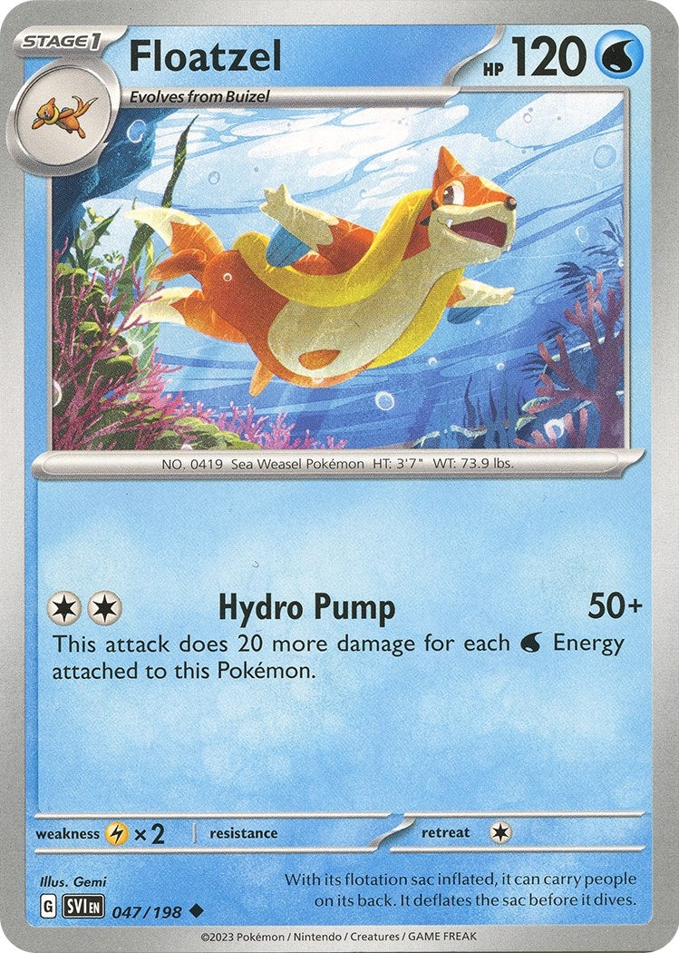 Floatzel (047/198) (SV01: Scarlet & Violet Base Set)