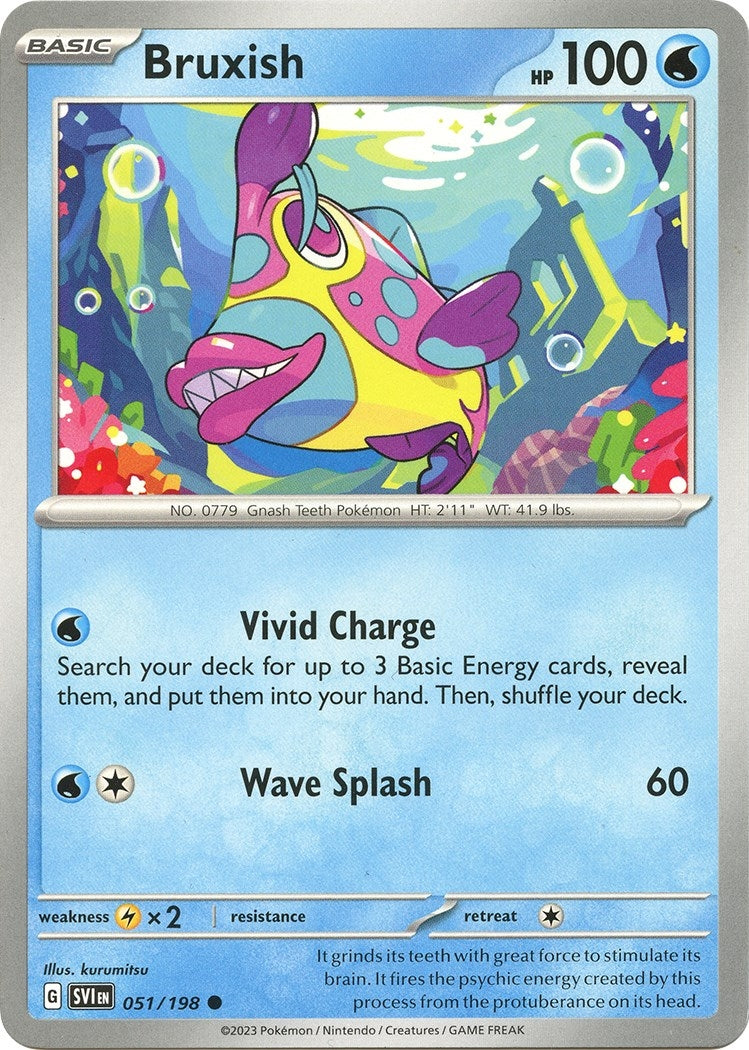 Bruxish (051/198) (SV01: Scarlet & Violet Base Set)