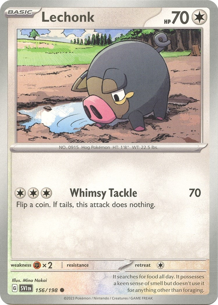 Lechonk (156/198) (SV01: Scarlet & Violet Base Set)