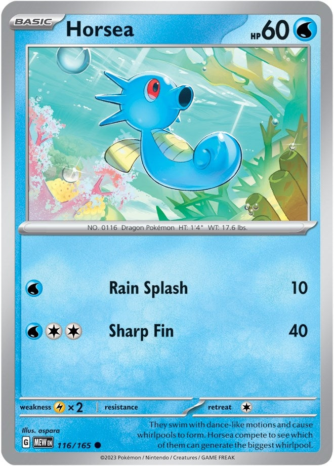 Horsea (116/165) (SV: Scarlet & Violet 151)