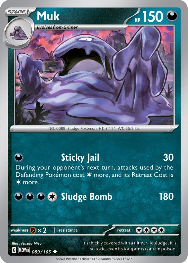 Muk (089/165) (SV: Scarlet & Violet 151)
