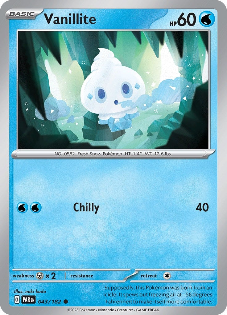 Vanillite (043/182) (SV04: Paradox Rift)