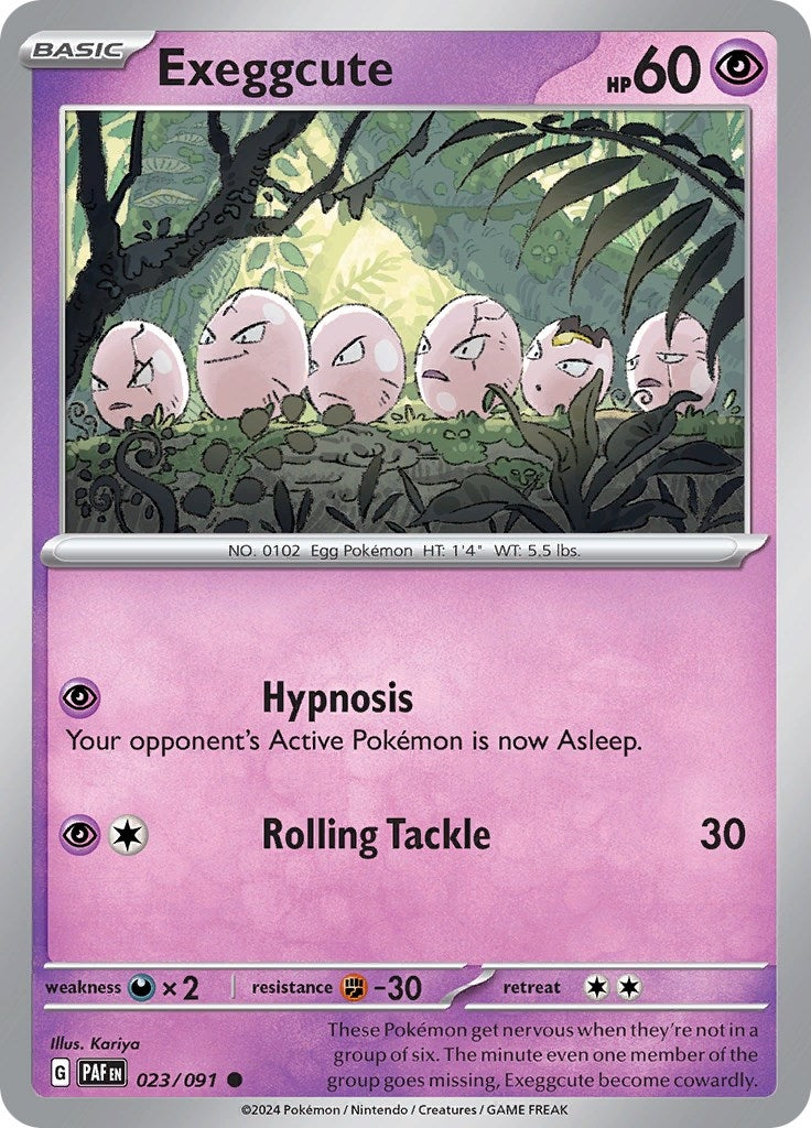 Exeggcute (023/091) (SV: Paldean Fates)