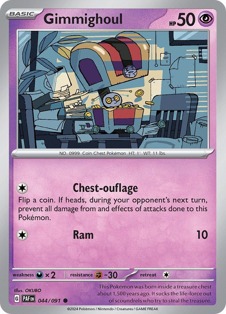 Gimmighoul (044/091) (SV: Paldean Fates)
