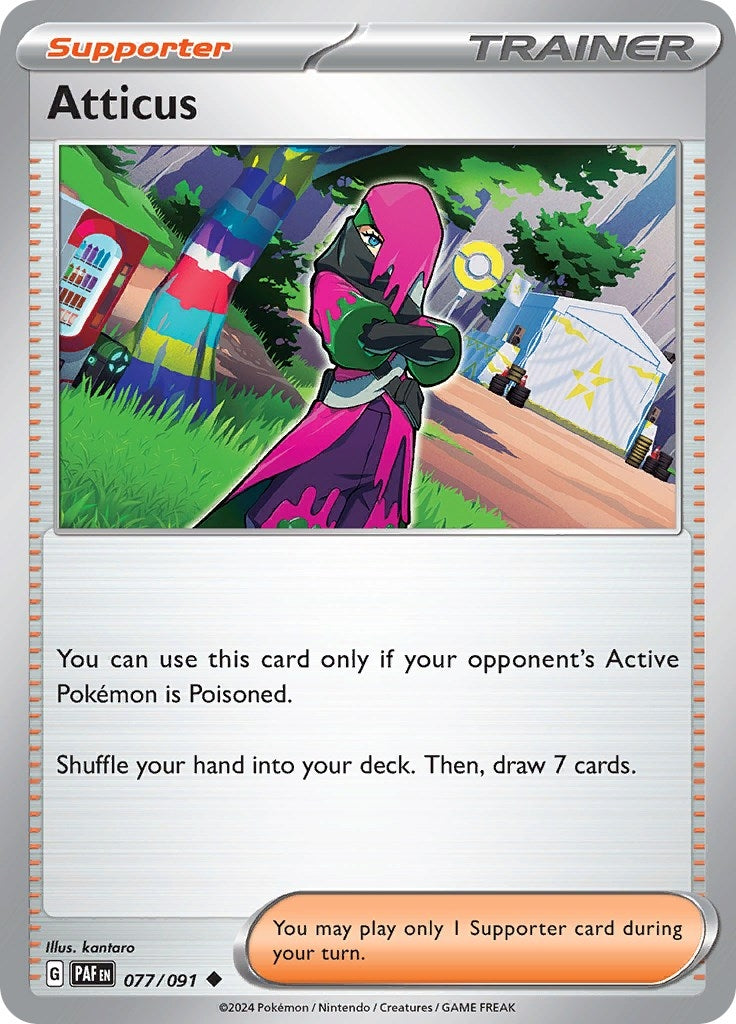 Atticus (077/091) (SV: Paldean Fates)