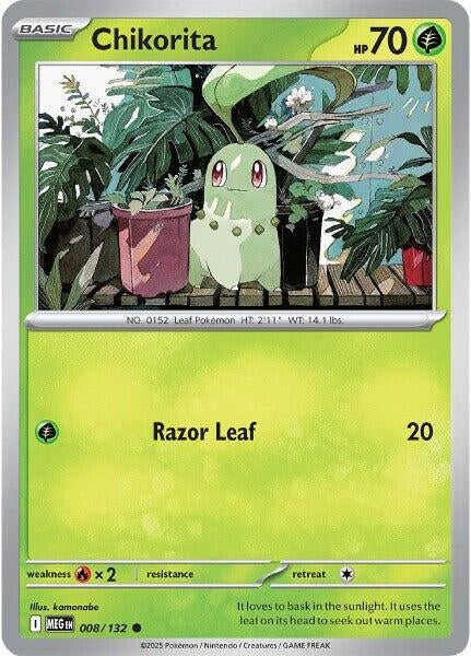 Chikorita (008/132) (ME01: Mega Evolution)