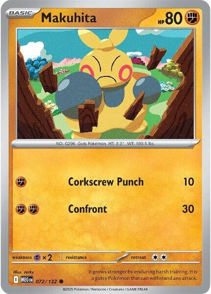 Makuhita (072/132) (ME01: Mega Evolution)