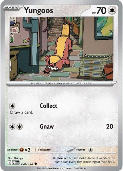 Yungoos (109/132) (ME01: Mega Evolution)