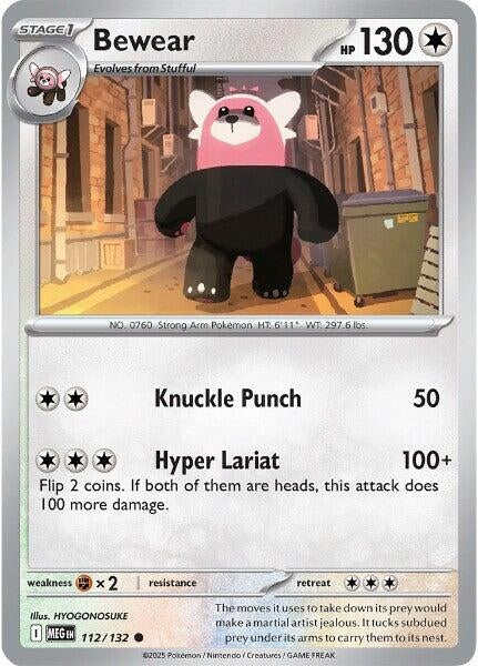 Bewear (112/132) (ME01: Mega Evolution)