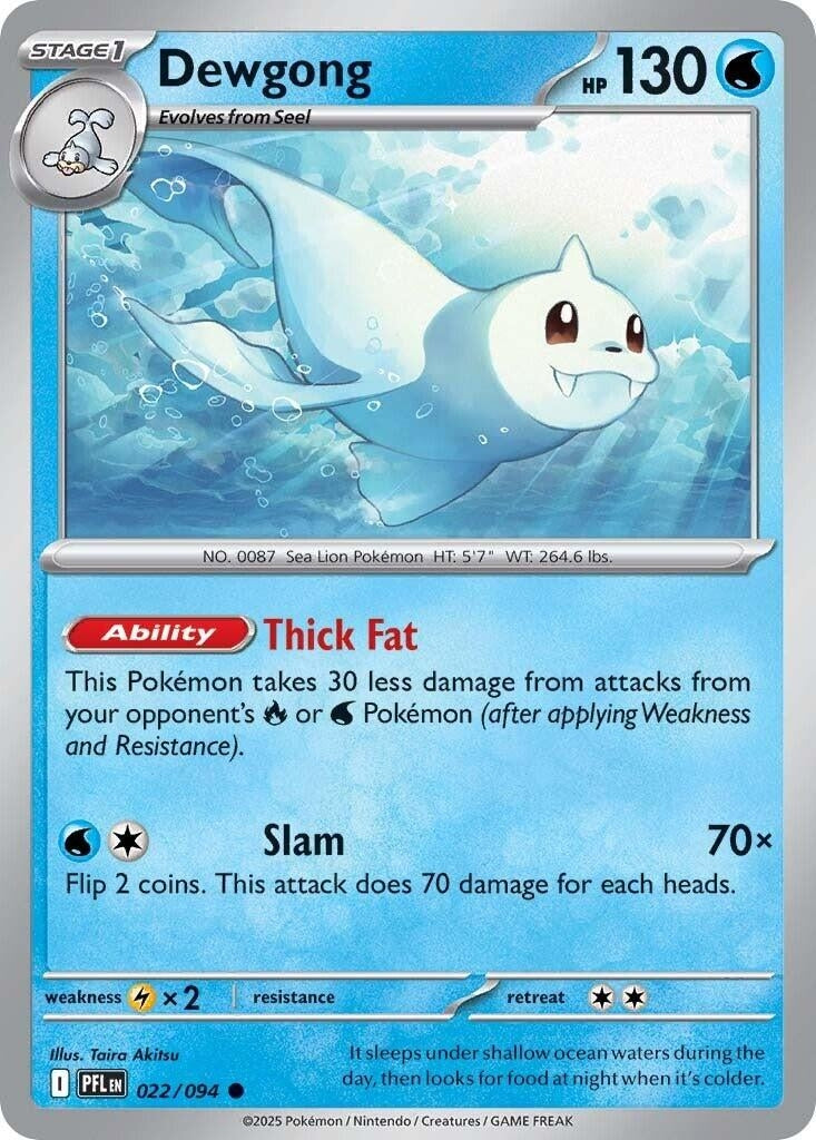 Dewgong (022/094) (ME02: Phantasmal Flames)