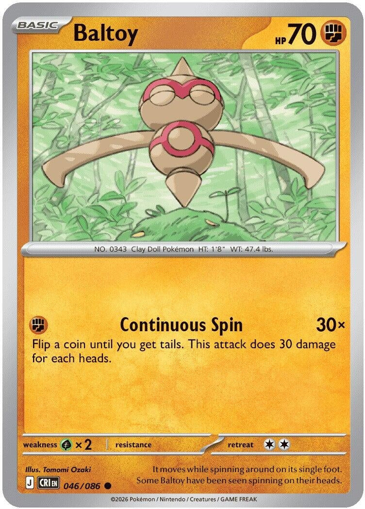 Baltoy (046/086) (ME04: Chaos Rising)