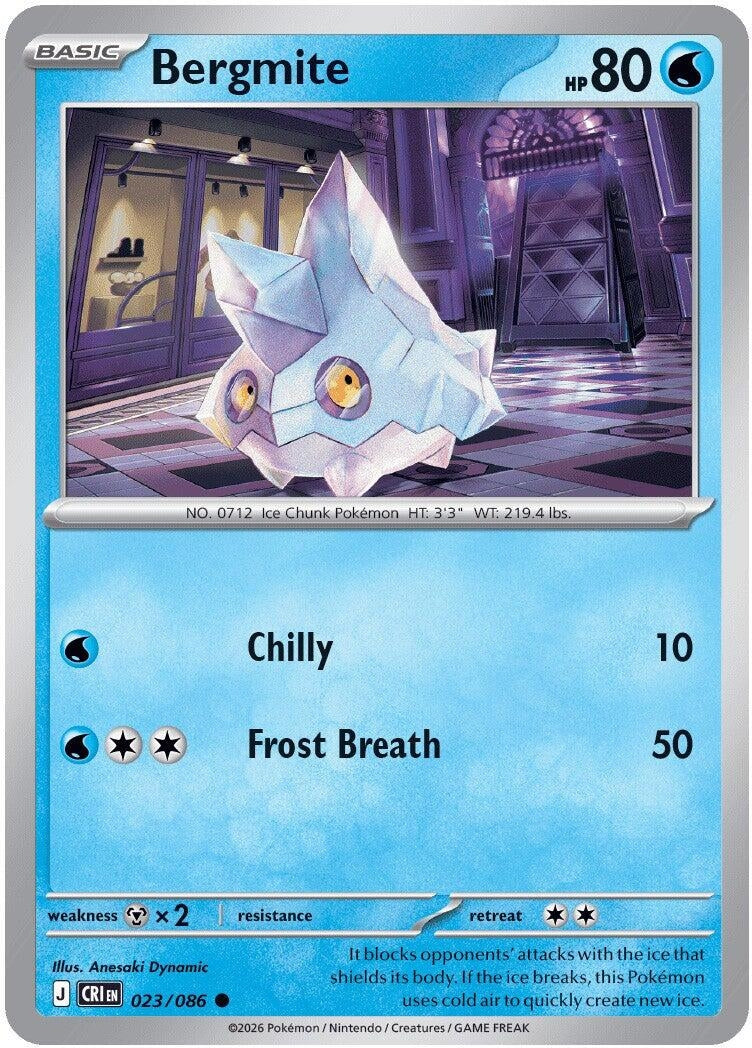 Bergmite (023/086) (ME04: Chaos Rising)