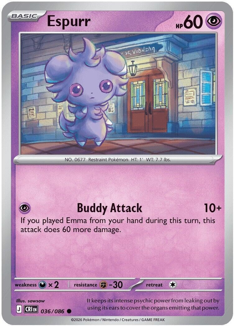Espurr (036/086) (ME04: Chaos Rising)