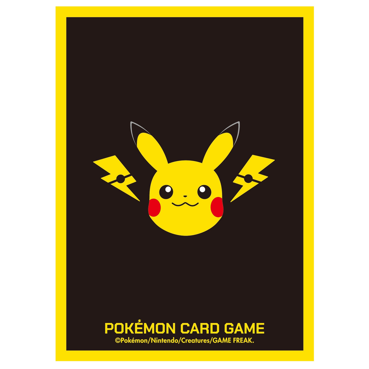 Pokémon Trading Card Game Deck Shield - card sleeves Pikachu and Thunder