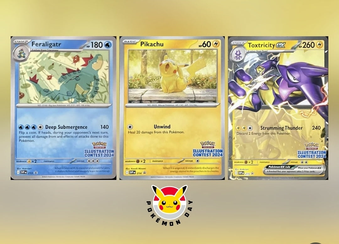 2024 Pokemon Illustrator Contest Promo Card Pokemom Day