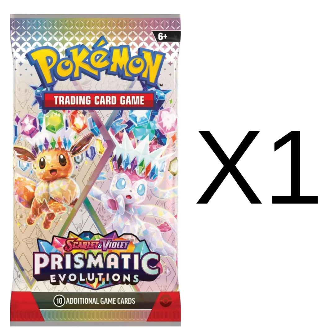 美版 Pokemon Prismatic Evolutions 散包
