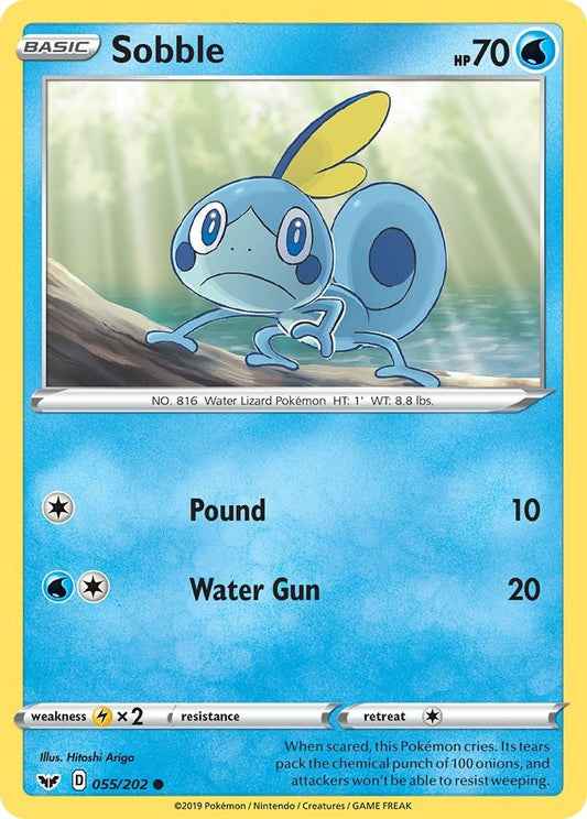 Sobble (055) (055/202) (SWSH01: Sword & Shield Base Set)