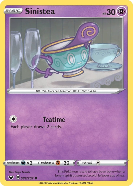 Sinistea (089/202) (SWSH01: Sword & Shield Base Set)