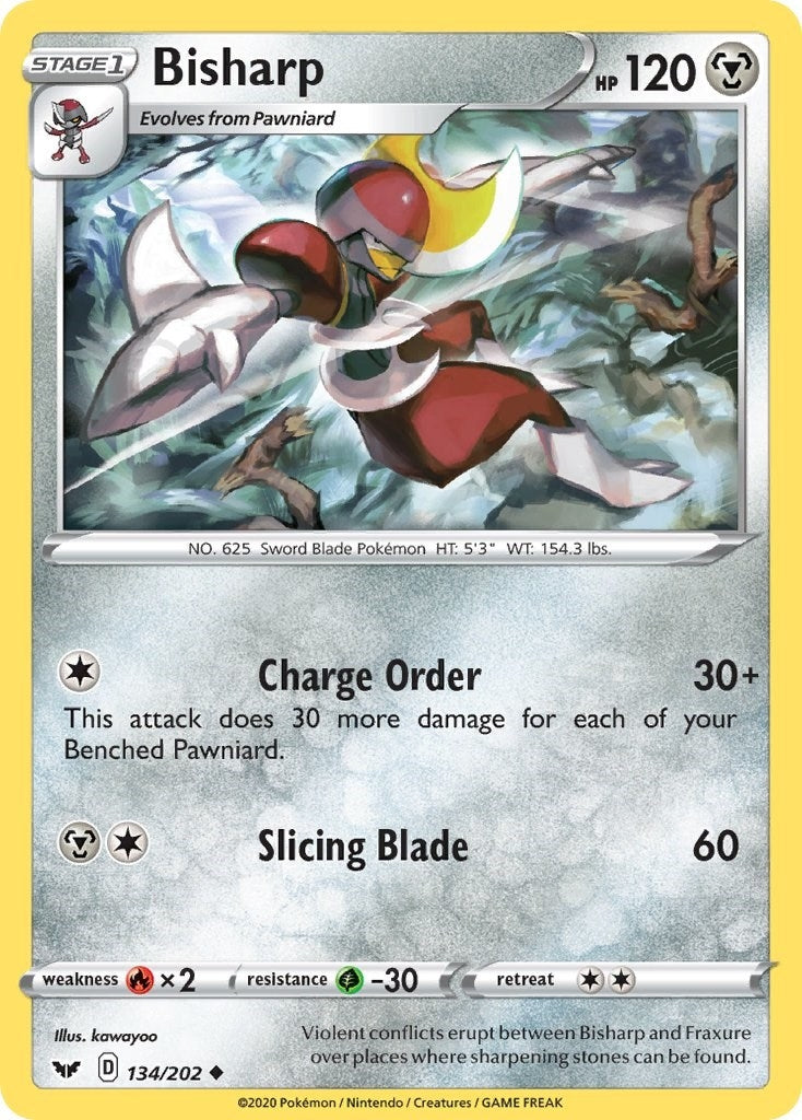 Bisharp (134/202) (SWSH01: Sword & Shield Base Set)