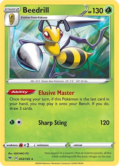 Beedrill (003/185) (SWSH04: Vivid Voltage)