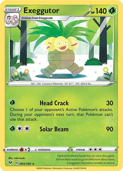 Exeggutor (005/185) (SWSH04: Vivid Voltage)