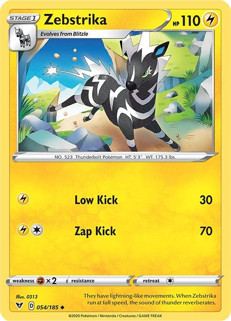 Zebstrika (054/185) (SWSH04: Vivid Voltage)