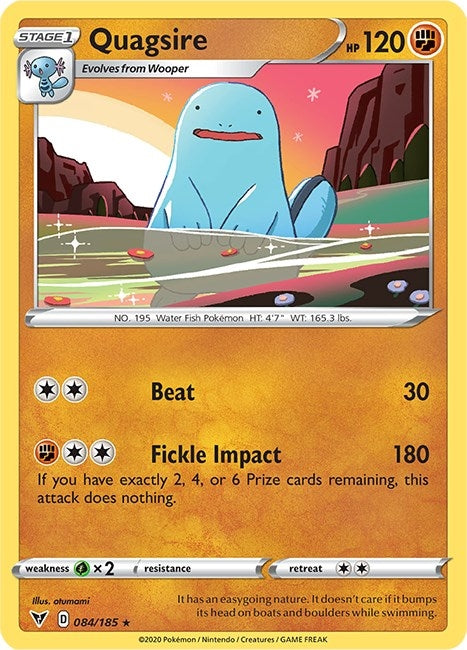 Quagsire (084/185) (SWSH04: Vivid Voltage)