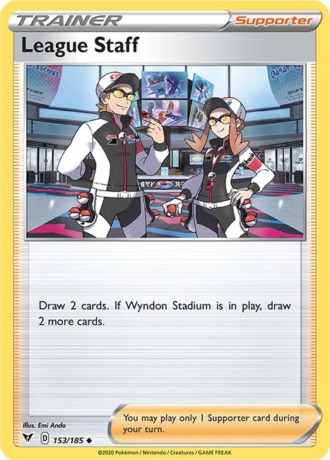 League Staff (153/185) (SWSH04: Vivid Voltage)