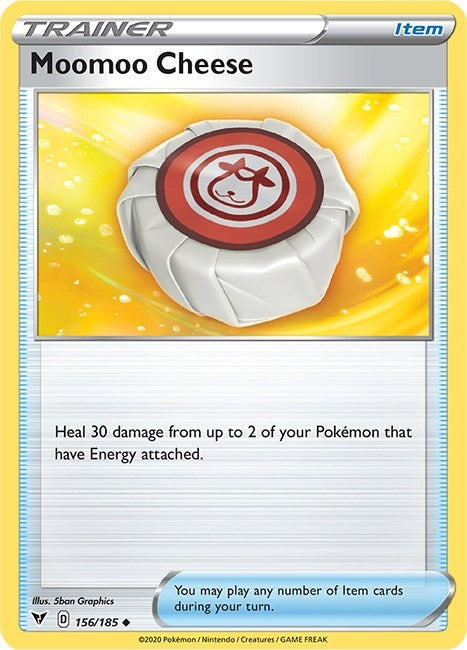 Moomoo Cheese (156/185) (SWSH04: Vivid Voltage)