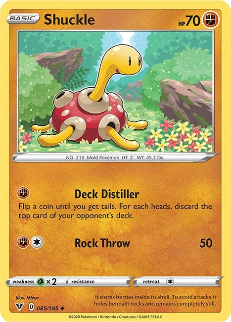 Shuckle (085/185) (SWSH04: Vivid Voltage)