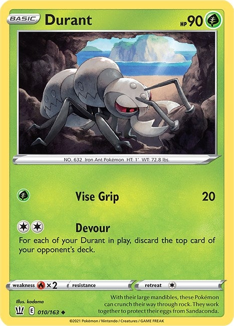 Durant (010/163) (SWSH05: Battle Styles)