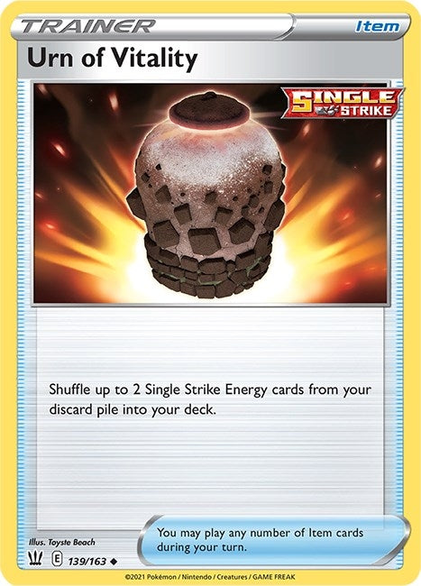 Urn of Vitality (139/163) (SWSH05: Battle Styles)