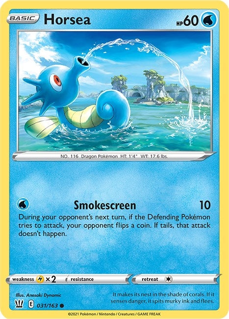 Horsea (031/163) (SWSH05: Battle Styles)