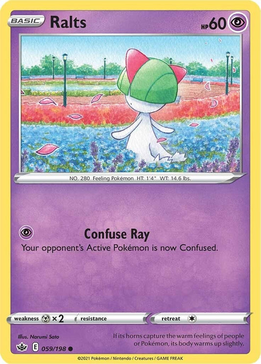 Ralts (059/198) (SWSH06: Chilling Reign)